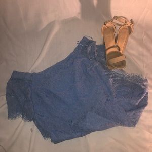 Off the shoulder lace dress